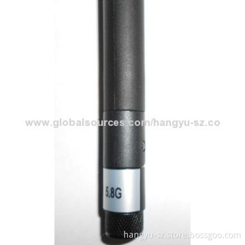 2.4 to 2.5GHz Wireless Rubber Duck Antenna with 5dBi Gain and TNC Plug RP Connector